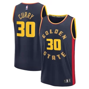 Stephen Curry Golden State Warriors 2024/25 Fast Break Player Jersey City Chic Edition Navy