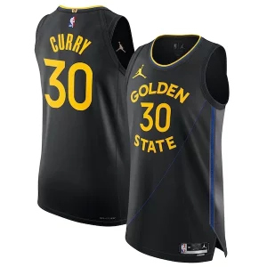 Stephen Curry Golden State Warriors Jordan Brand 2024/25 Authentic Jersey Statement Gorgeous Edition Black