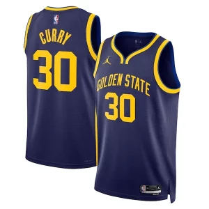 Stephen Curry Golden State Warriors Jordan Brand Stylish Unisex Swingman Jersey Statement Edition Navy