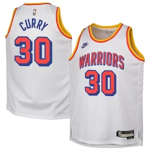 Stephen Curry Golden State Warriors Nike Chic Youth 2024/25 Swingman Jersey White Classic Edition