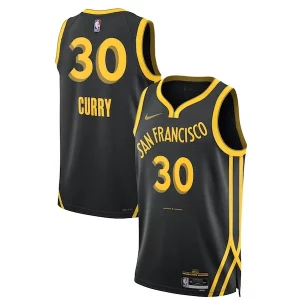 Stephen Curry Golden State Warriors Nike Unisex 2023/24 Swingman Jersey Black City Edition Gorgeous