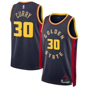 Stephen Curry Golden State Warriors Nike Unisex 2024/25 Swingman Player Jersey Elegant City Edition Navy