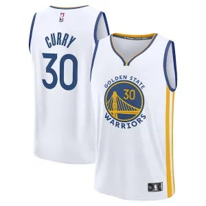 Stephen Curry Golden State Warriors Youth Fast Break Replica Chic Player Jersey Association Edition White