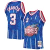 Steve Francis Houston Rockets Hardwood Classics 1999/00 Lunar New Year Swingman Gorgeous Jersey Blue