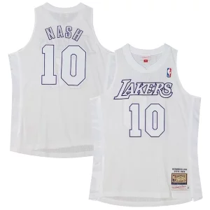 Steve Nash Los Angeles Unique Lakers 2012 Authentic Player Jersey White