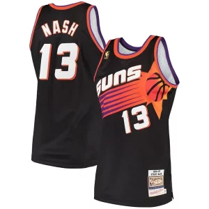 Steve Nash Phoenix Suns 1996/97 Hardwood Classics Premium Authentic Jersey Black