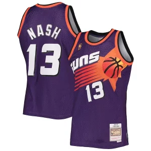 Steve Nash Phoenix Suns 1996/97 Hardwood Classics Swingman Jersey Purple Gorgeous