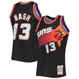 Steve Nash Phoenix Suns 1996/97 Hardwood Gorgeous Classics NBA 75th Anniversary Diamond Swingman Jersey Black