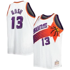 Steve Nash Phoenix Suns Big & Tall Hardwood Classics 1996/97 Swingman Unique Jersey White/Black