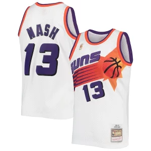 Steve Nash Phoenix Suns Chic 2001/02 Hardwood Classics Swingman Jersey White/Purple