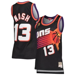 Steve Nash Phoenix Suns Women's Stylish Hardwood Classics Swingman Jersey Black