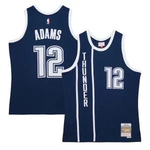 Steven Chic Adams Oklahoma City Thunder 2015/16 Hardwood Classics Alternate Swingman Jersey Navy