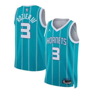 Terry Rozier Charlotte Hornets Jordan Brand Unisex Swingman Jersey Premium Association Edition Teal