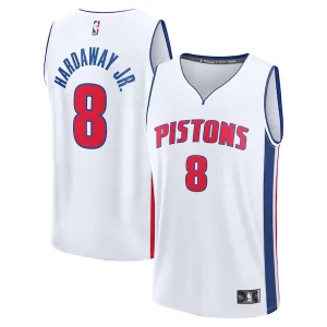 Tim Hardaway Jr. Detroit Pistons Stylish Fast Break Replica Player Jersey Association Edition White