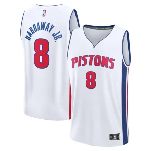 Tim Hardaway Jr. Detroit Pistons Youth Fast Break Premium Replica Player Jersey Association White Edition