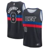 Tim Hardaway Jr. Detroit Pistons Youth Fast Stylish Break Player Jersey Statement Edition Black