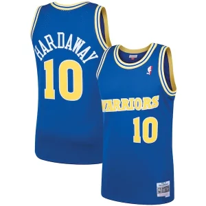 Tim Hardaway Stylish Golden State Warriors 1990/91 Hardwood Classics Swingman Jersey Royal