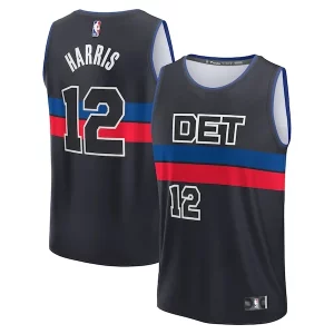 Tobias Harris Detroit Pistons Youth Fast Break Player Jersey Statement Edition Gorgeous Black