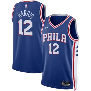 Tobias Harris Philadelphia 76ers Nike Eye - catching Unisex Swingman Jersey Icon Edition Royal