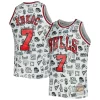 Toni Elegant Kukoc Chicago Bulls 1997/98 Hardwood Classics Doodle Swingman Jersey White