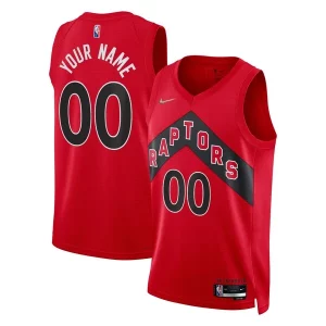Toronto Raptors Nike Eye - catching 2021/22 Diamond Swingman Custom Jersey Icon Edition Red