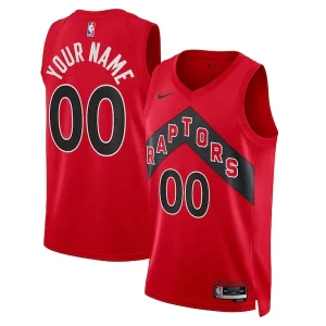 Toronto Raptors Nike Unisex Swingman Custom Jersey Red Premium Icon Edition