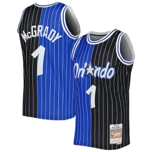 Tracy McGrady Orlando Magic Hardwood Classics 2003/04 Split Eye - catching Swingman Jersey Blue/Black