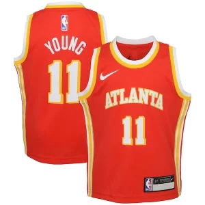 Trae Young Atlanta Hawks Nike Toddler Swingman Player Jersey Icon Edition Red Eye - catching