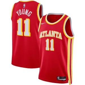 Trae Young Atlanta Hawks Nike Unisex Stylish Swingman Jersey Icon Edition Red/White