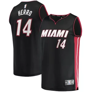 Tyler Herro Miami Heat Fast Break Replica Jersey Trendy Icon Edition Black