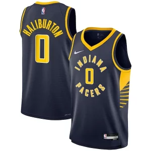 Tyrese Haliburton Elegant Indiana Pacers Nike Youth Swingman Jersey Icon Edition Navy