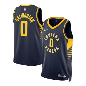 Tyrese Haliburton Indiana Pacers Nike Unisex Swingman Fabulous Jersey Icon Edition Navy