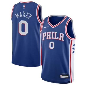 Tyrese Maxey Philadelphia 76ers Nike Youth Swingman Jersey Icon Edition Gorgeous Royal