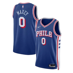 Tyrese Maxey Philadelphia 76ers Unique Nike Unisex Swingman Jersey Association Edition Royal