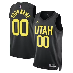 Utah Jazz Jordan Brand Unisex 2022/23 Swingman Custom Jersey Elegant Statement Edition Black