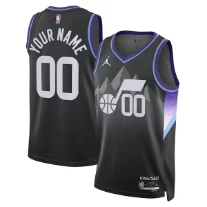 Utah Jazz Jordan Brand Unisex 2024/25 Custom Swingman Jersey Statement Unique Edition Black