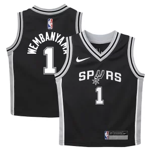 Victor Wembanyama San Antonio Spurs Nike Toddler Swingman Fabulous Player Jersey Icon Edition Black