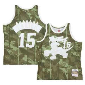 Vince Carter Toronto Fabulous Raptors Hardwood Classics 1998/99 Ghost Green Swingman Jersey Camo