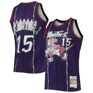 Vince Carter Toronto Raptors 1998/99 Premium Hardwood Classics NBA 75th Anniversary Diamond Swingman Jersey Purple