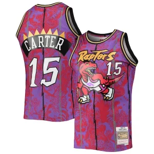 Vince Carter Toronto Raptors Hardwood Classics 1998/99 Lunar New Year Swingman Jersey Purple Elegant