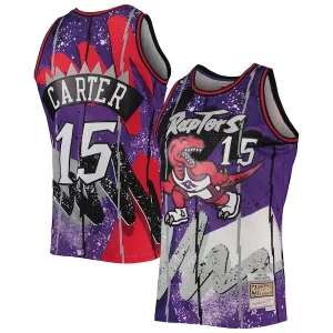 Vince Carter Toronto Raptors Hardwood Gorgeous Classics 1998/99 Hyper Hoops Swingman Jersey Purple