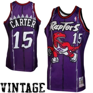 Vince Elegant Carter Toronto Raptors 1998/99 Throwback Authentic Jersey Purple