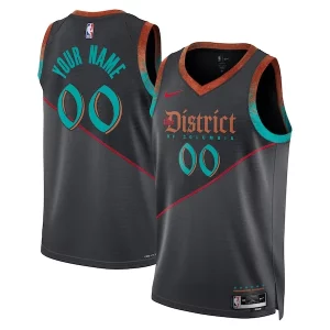 Washington Eye - catching Wizards Nike Unisex 2023/24 Custom Swingman Jersey Black City Edition