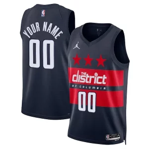 Washington Wizards Gorgeous Jordan Brand Unisex 2024/25 Custom Swingman Jersey Statement Edition Navy