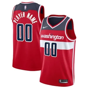 Washington Wizards Nike 2020/21 Swingman Custom Jersey Icon Edition Fabulous Red