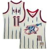 Yao Ming Houston Unique Rockets Chainstitch Swingman Jersey Cream