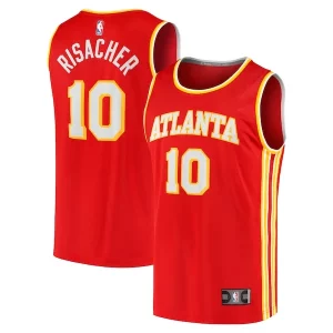 Zaccharie Risacher Atlanta Hawks Youth 2024 NBA Draft Fast Break Player Jersey Icon Edition Trendy Red