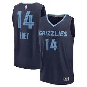 Zach Edey Memphis Grizzlies 2024 NBA Draft Elegant Fast Break Player Jersey Icon Edition Navy