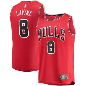 Zach LaVine Eye - catching Chicago Bulls Youth Fast Break Replica Player Jersey Icon Edition Red