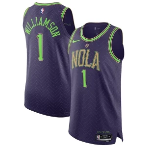 Zion Williamson Fabulous New Orleans Pelicans Nike 2024/25 Authentic Player Jersey City Edition Purple